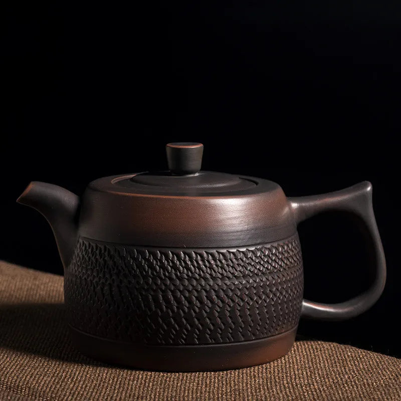 theiere kung fu ceramique artisanale style chinois petite - vue 3 sur 6