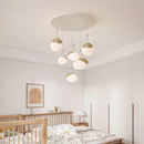 Modern nordic minimalist chandelier for villa duplex loft