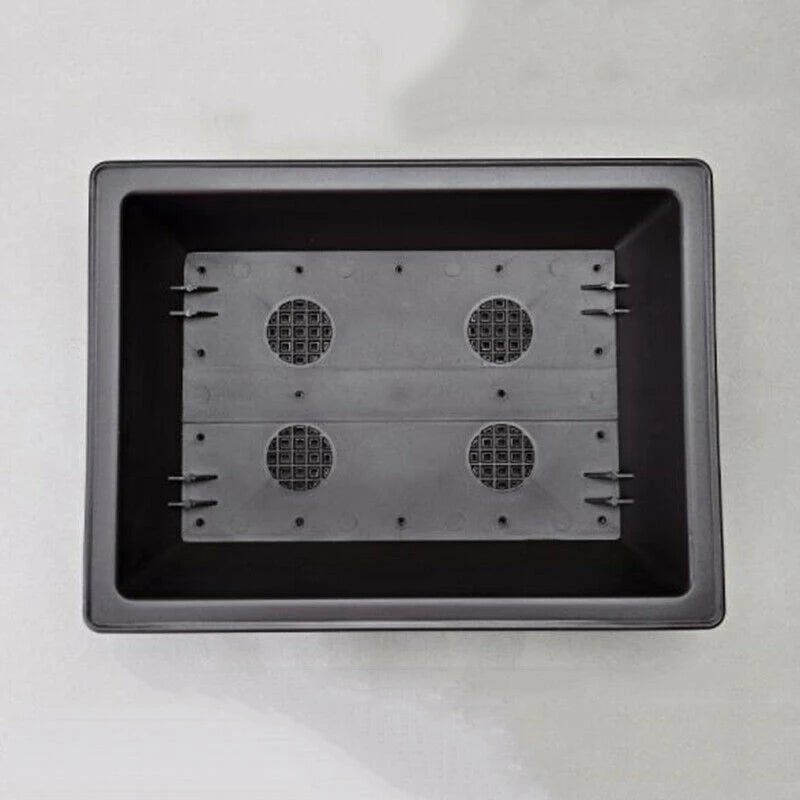 pot de fleurs rectangulaire en plastique pour bonsaï et jardin - vue 5 sur 6