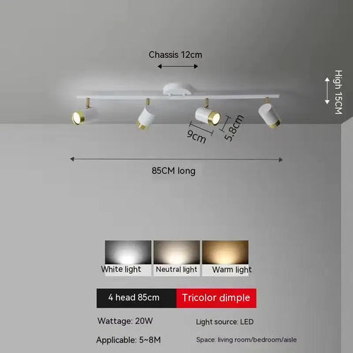 plafonnier à spots Led - vue 19 sur 23