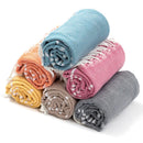 Serviette de plage extra large sans sable coton