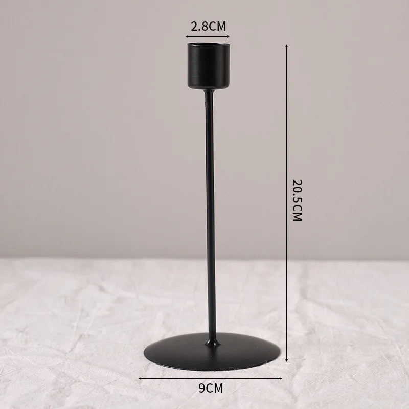 bougeoir nordique simple pour décoration de fête - vue 7 sur 10