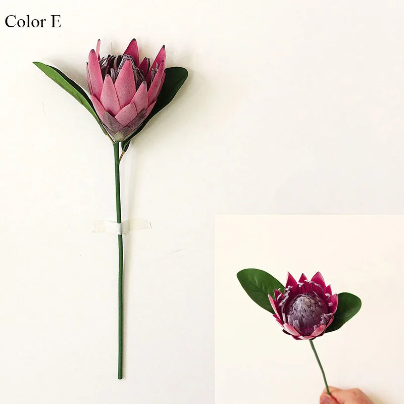 branche de protea cynaroides fleurs artificielles pour jardin et décoration - vue 9 sur 12