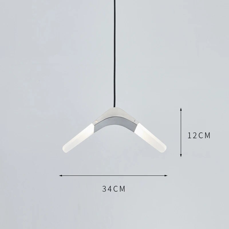 Suspension LED volantes modernes pour salle à manger - vue 7 sur 10