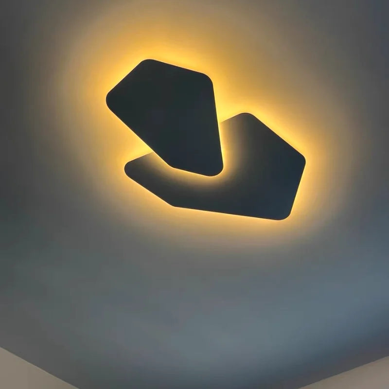 plafonnier Nordique moderne géométrique salon chambre salle à manger cuisine salle à manger étude décor éclairage lumière LED intérieur - vue 4 sur 8
