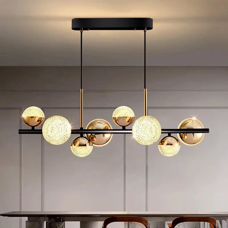 lustre moderne suspension lampes éclairage intérieur suspendues - vue 3 sur 8