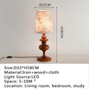 Modern desk lamp, retro creative living room, study room, villa, hotel bedroom, interior decoration, glossy LED bedside lamp