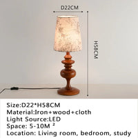 Modern desk lamp, retro creative living room, study room, villa, hotel bedroom, interior decoration, glossy LED bedside lamp