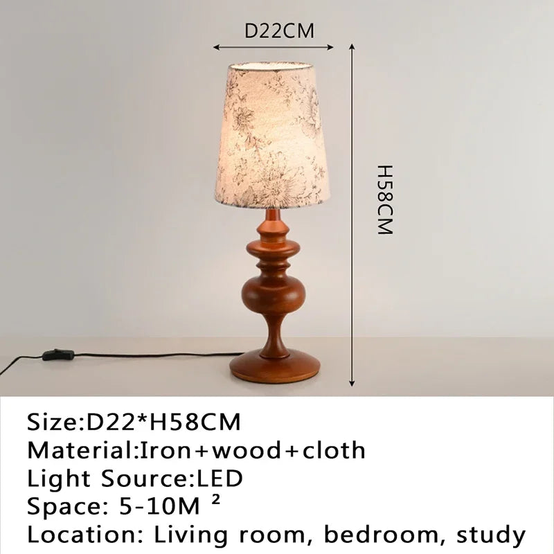 Modern desk lamp, retro creative living room, study room, villa, hotel bedroom, interior decoration, glossy LED bedside lamp