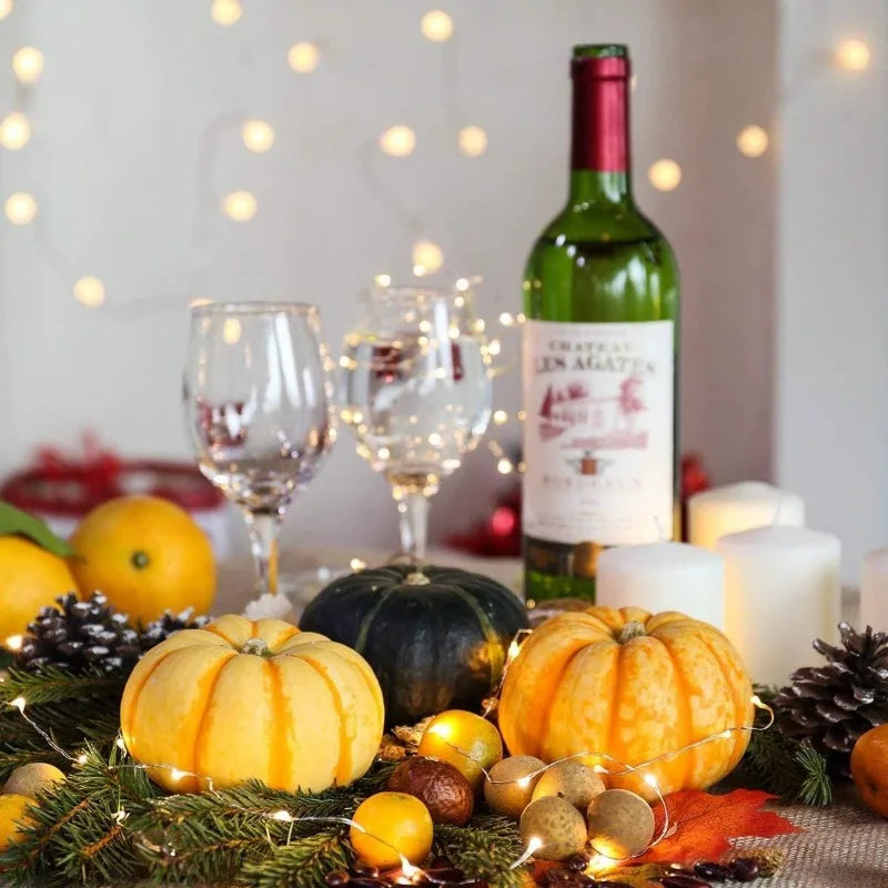 guirlande lumineuse led avec fil de cuivre pour décoration festive et chaleureuse - vue 4 sur 14