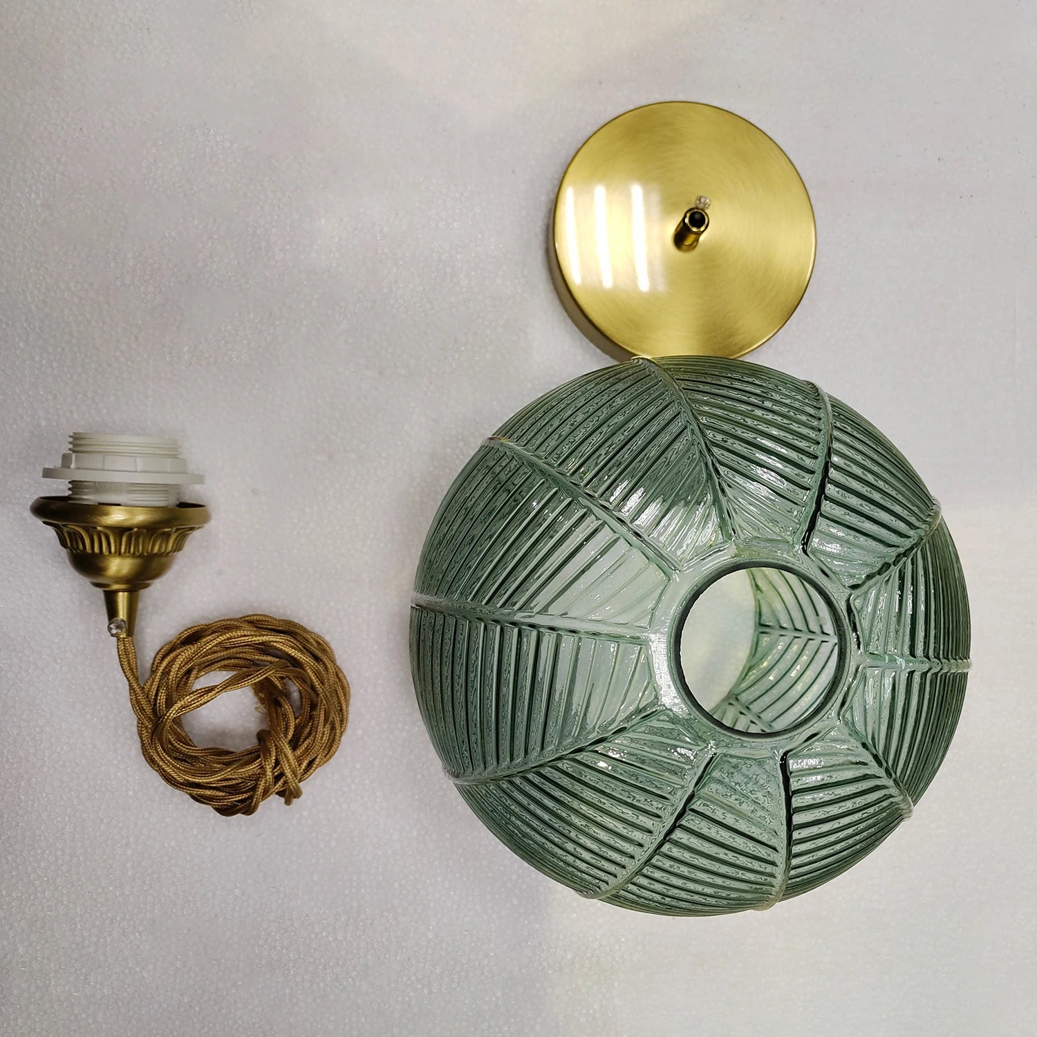 suspension moderne en verre pour éclairage intérieur décoratif - vue 5 sur 8