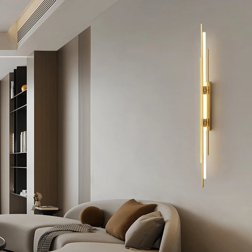 Nordique LED Ligne Applique De Luxe Art Designer Applique Escalier Allée Lumière Salon Chambre Restaurant Décor Luminaire 6pa - vue 6 sur 10