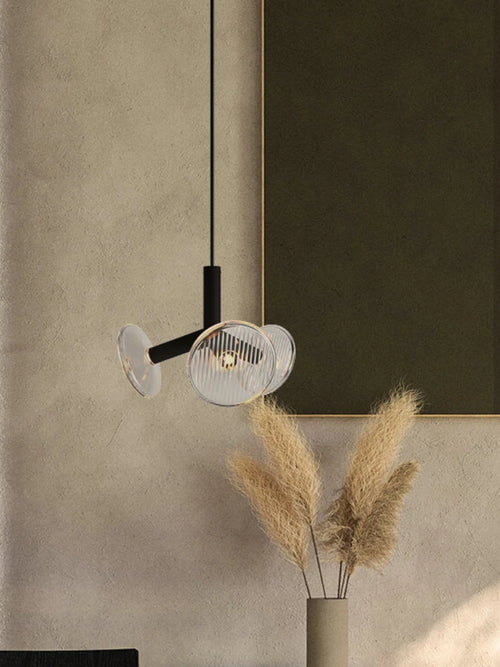 lustre créatif postmoderne en verre pour décoration intérieure