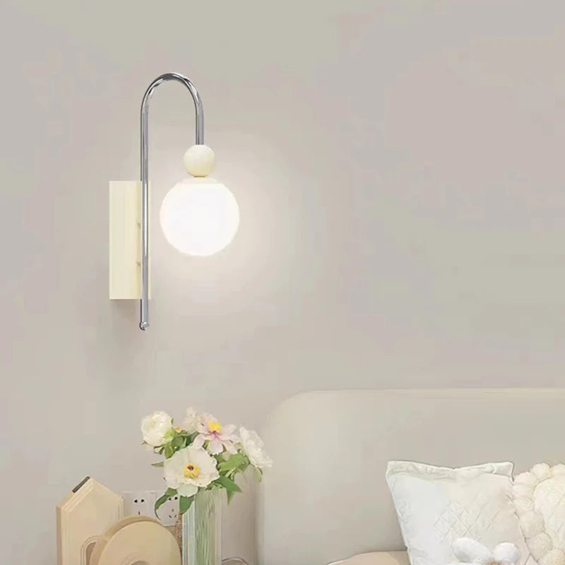 style lampe led murale métal variable gradation