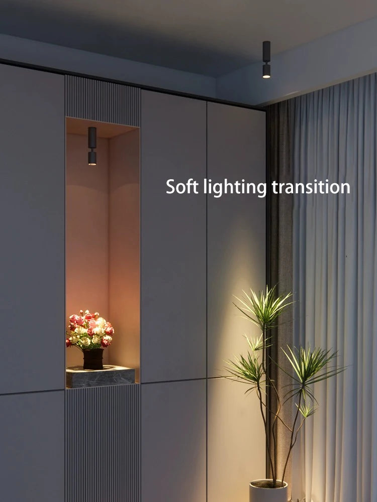 Adjustable angle LED spotlight for optimal ambient lighting - vue 5 sur 19