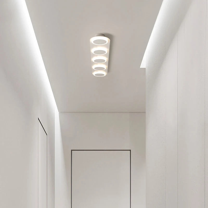 plafonnier Led avec projecteurs nordique - vue 5 sur 21