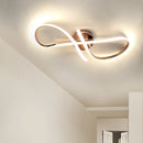 plafonnier led moderne luminaire intérieur placage chromé doré