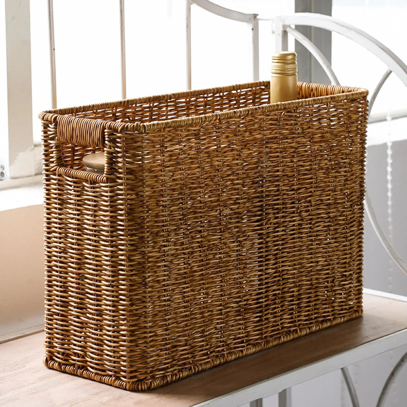 organisateur décoratif pour paniers de magazines et journaux - vue 8 sur 8