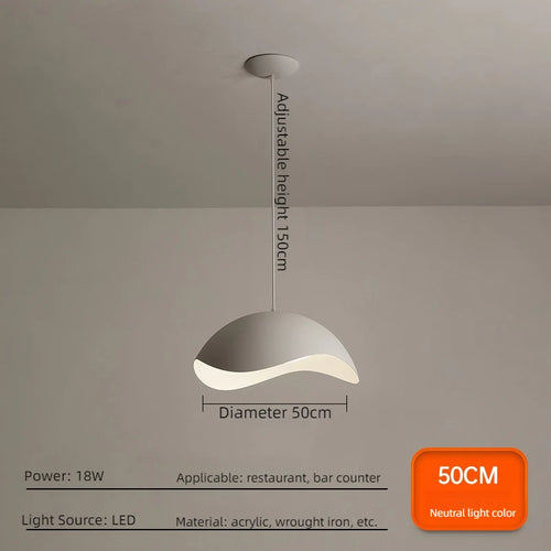 Nordic designer chandelier minimalist creative modern lamp - vue 11 sur 10