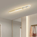 lustre moderne de luxe simple étoilé longue bande encastrée