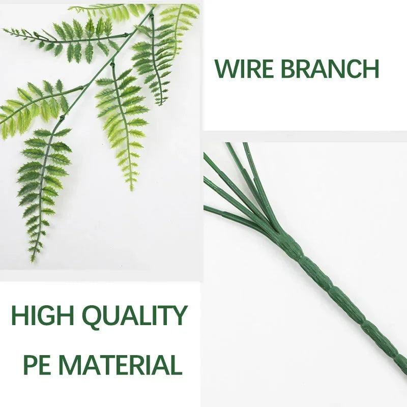 guirlande de feuilles de monstera artificielles pour décoration intérieure et extérieure - vue 6 sur 10