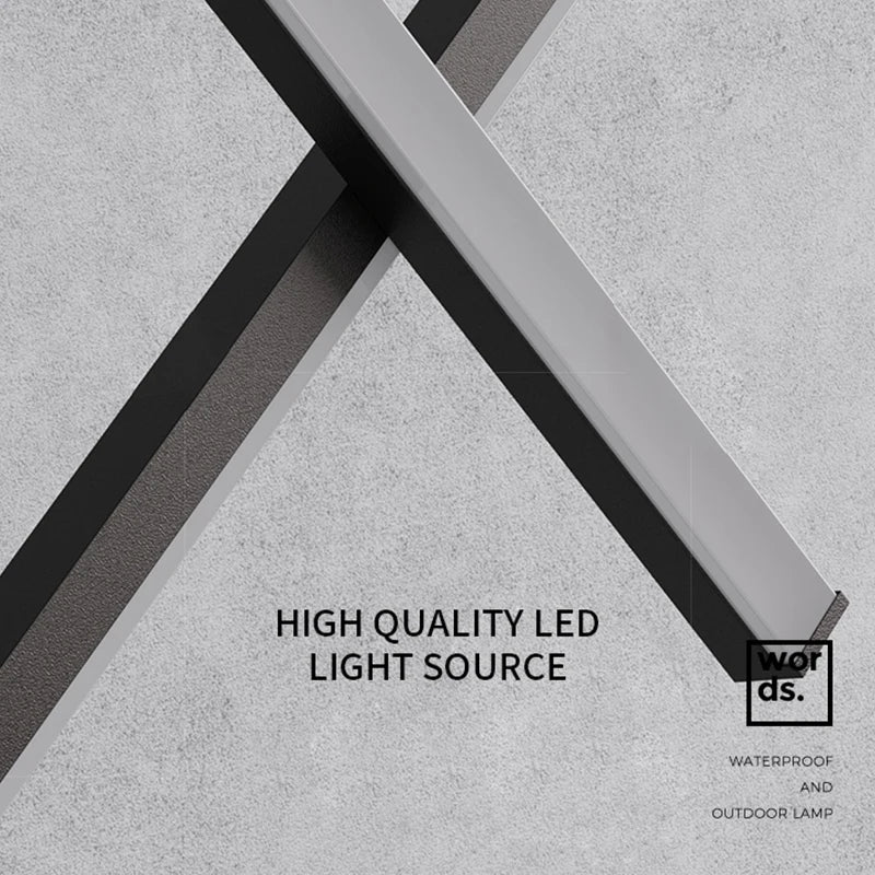 Lustre led dimmable noir minimaliste moderne