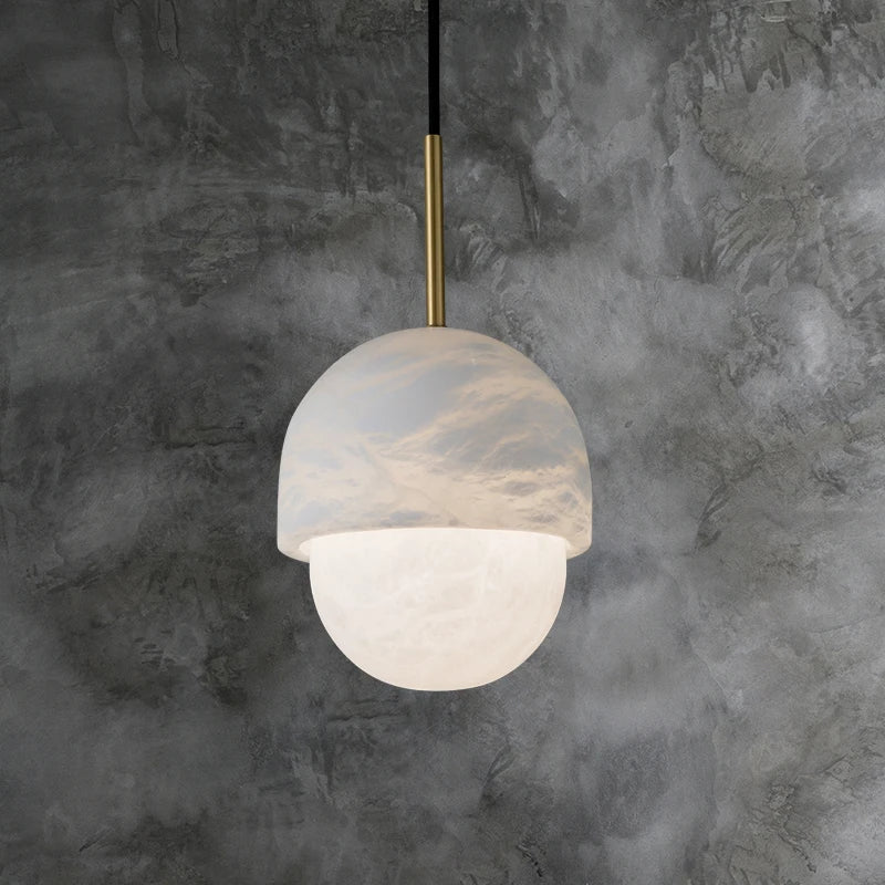 Suspension moderne avec marbre design - vue 4 sur 27