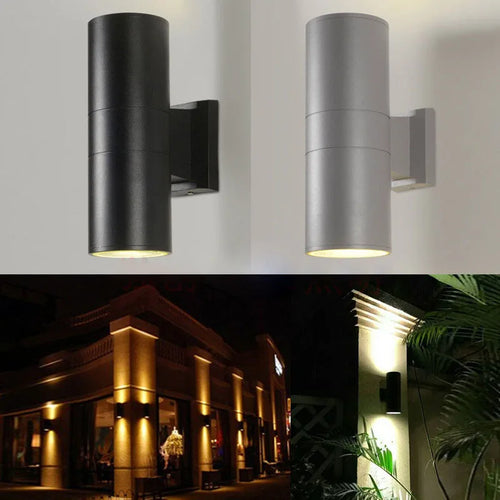 Éclairage mural extérieur IP54 étanche rondelle lumières jardin balcon LED 110V porte escalier allée lampe Villa extérieur applique murale - vue 3 sur 6