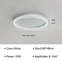 plafonnier moderne led pour décoration intérieure