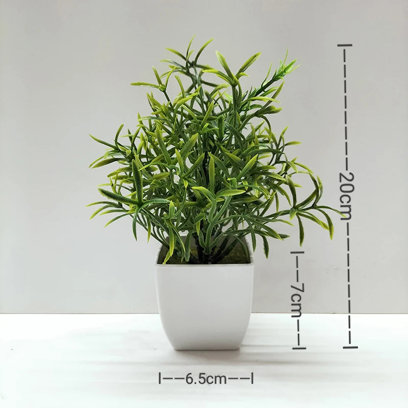 plante artificielle en pot pour décoration de bureau et jardin - vue 40 sur 45