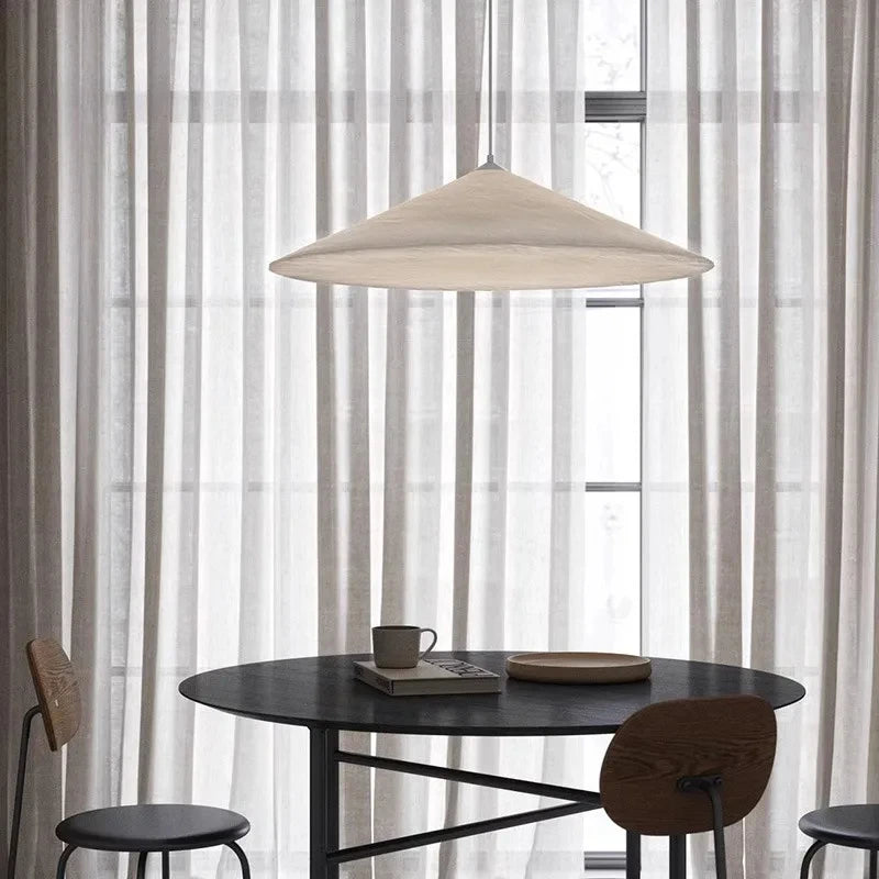 Suspension chambre Art créatif salle à manger en tissu de soie - vue 6 sur 6