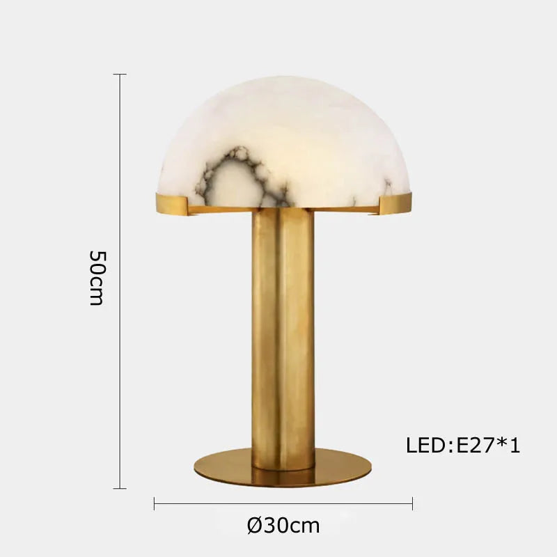 lampe à poser rétro en tissu marbré pour décoration intérieure - vue 9 sur 21
