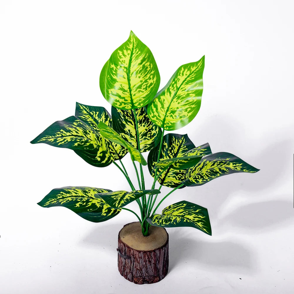 arbre artificiel monstera feuillage tropical pour décoration intérieure et extérieure - vue 7 sur 7