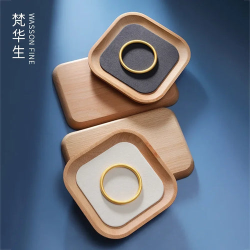plateau de rangement en bois pour bijoux montres et colliers