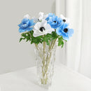 branche d'anémone fleurs artificielles décoration mariage table à domicile