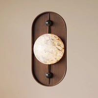 applique murale en marbre moderne lumineuse et légère pour décoration intérieure