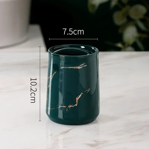 porte-brosse à dents en céramique design pour salle de bain - vue 11 sur 15