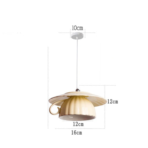 suspension moderne en céramique led théière pour cuisine - vue 31 sur 30