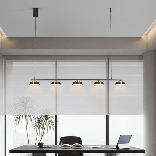 Lustre Led de simplicité moderne pour salon - vue 3 sur 13