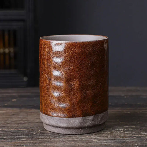 mug artisanal en céramique style rustique maison bureau