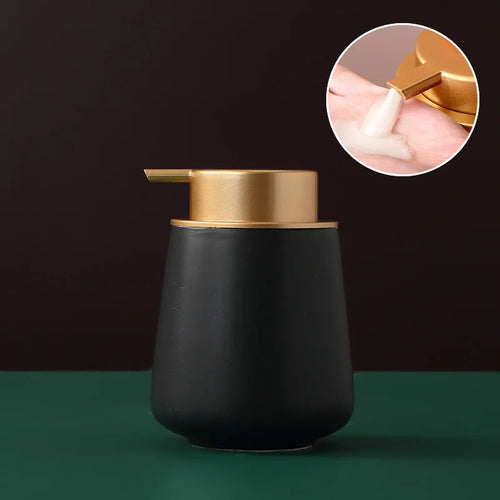 distributeur de savon portable en céramique 400 ml pour soins personnels - vue 25 sur 30