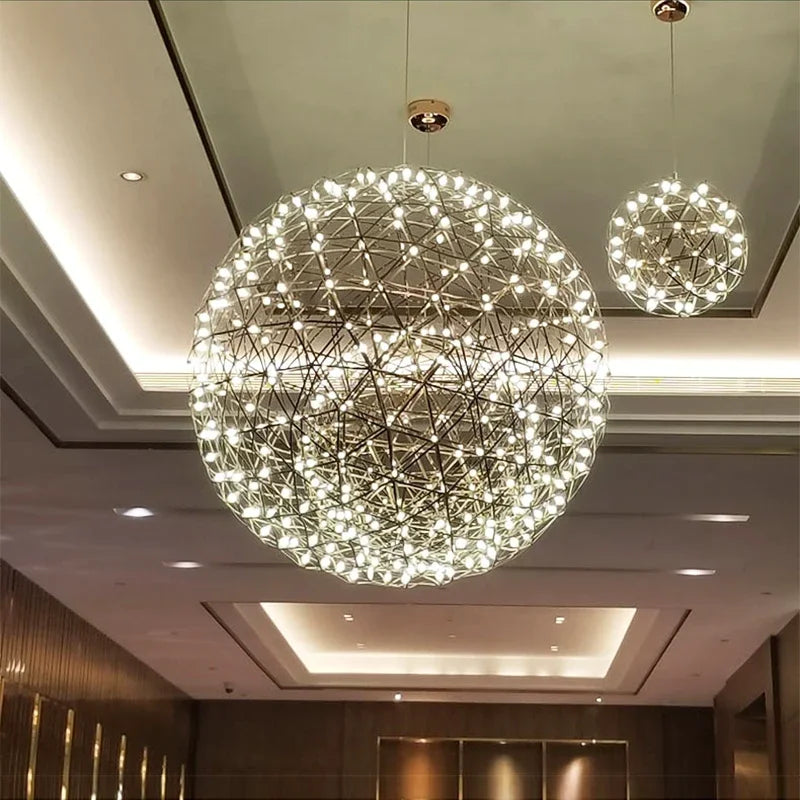 boule d'étincelle led pour décoration de fête restaurant - vue 3 sur 6