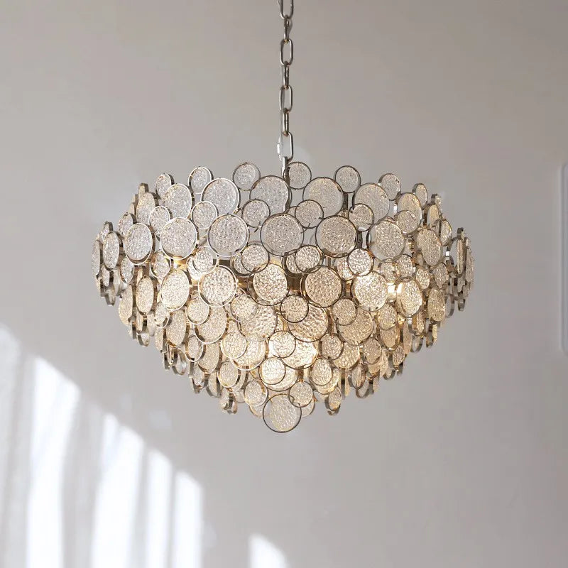lustre led en verre design créatif et simple moderne