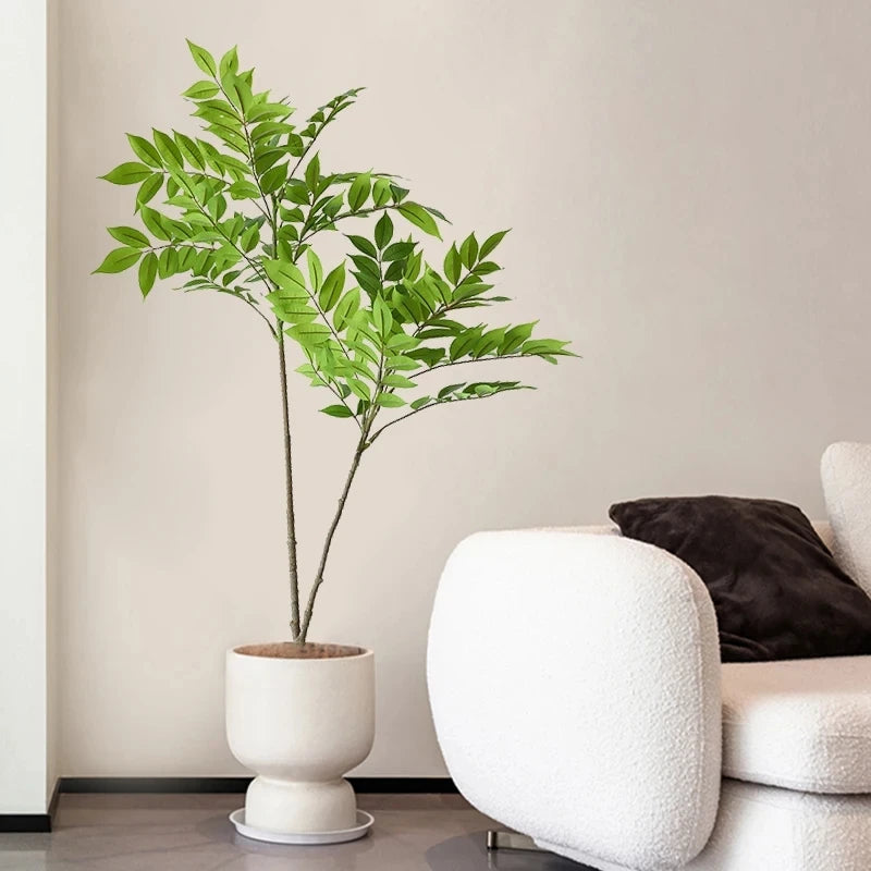 plantes artificielles ficus en plastique pour décoration intérieure - vue 2 sur 10