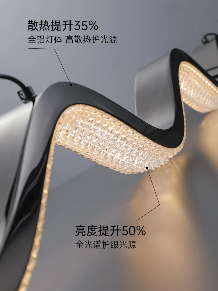 lustre de restaurant moderne minimaliste led luxueux