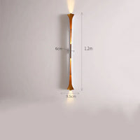Minimalist torch-shaped dimmable LED night lamp