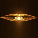 lustre en bambou d'art pour décoration et éclairage
