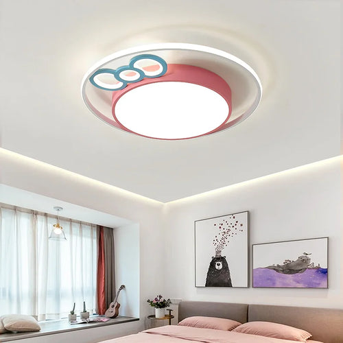 plafonnier led rond pour enfants protection des yeux éclairage doux - vue 4 sur 15