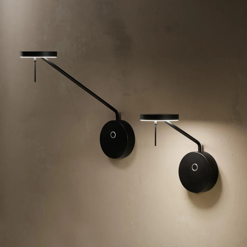 lampadaire led minimaliste rotatif lampe de lecture luminaire debout - vue 5 sur 14