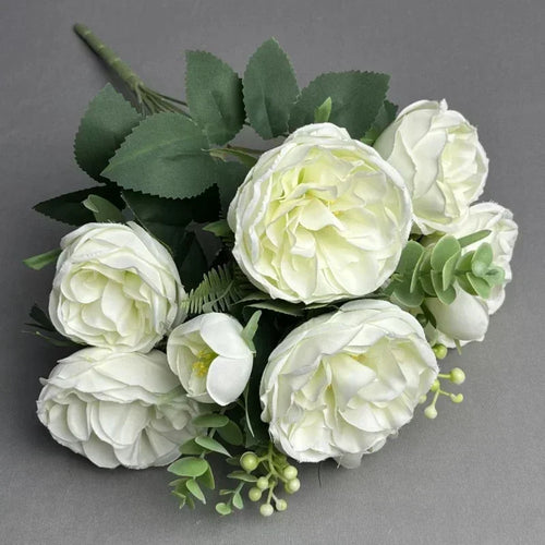 bouquet de pivoines artificielles pour mariage et décoration élégante